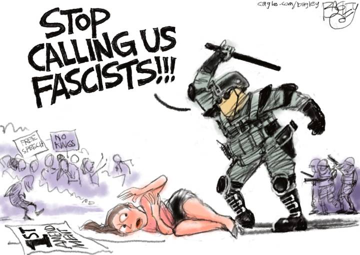 Bagley Cartoon: Smash Mouth Government
