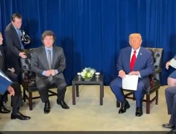 Trump dio un fuerte respaldo a Milei y pidió su reelección en 2027