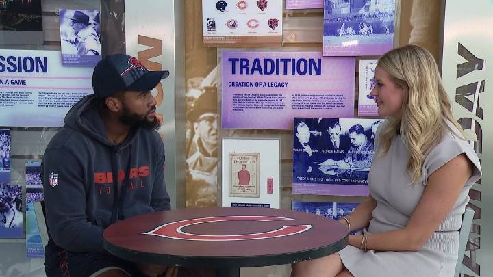 Cassie goes 1 on 1 with Bears RB D'Andre Swift