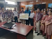 DAV Public School, Hamirpur extends support to flood