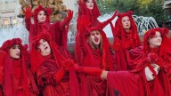Movilización en Huesca contra la tala: "Estamos cansadas de que la ciudad se transforme a espaldas de la ciudadanía"