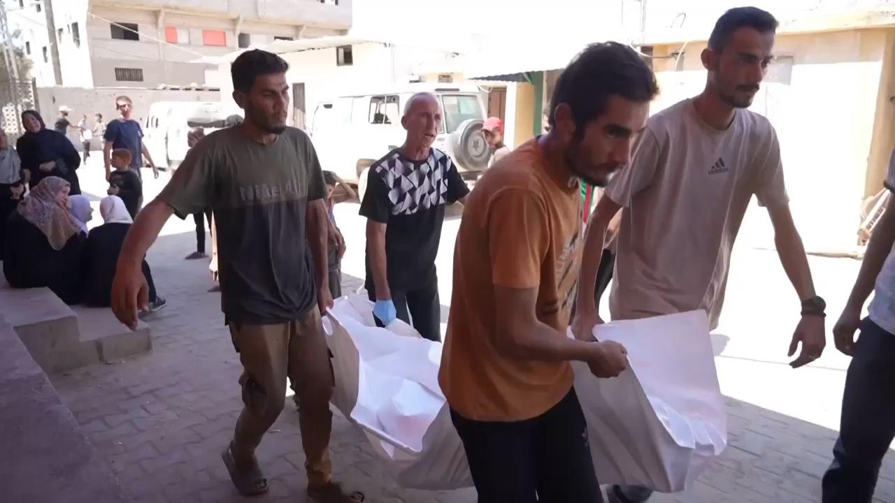 Israeli strike hits tent in Gaza's Deir al-Balah, killing at least 6 people