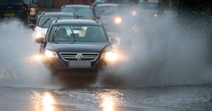 Urgent 'heavy rain' warning issued, with two areas urged to prepare