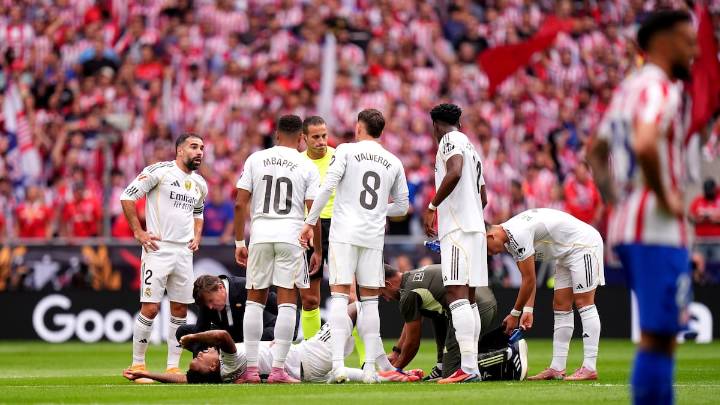 Carvajal se suma a la abultada enfermería del Real Madrid: se espera que esté un mes de baja y peligra para el Clásico