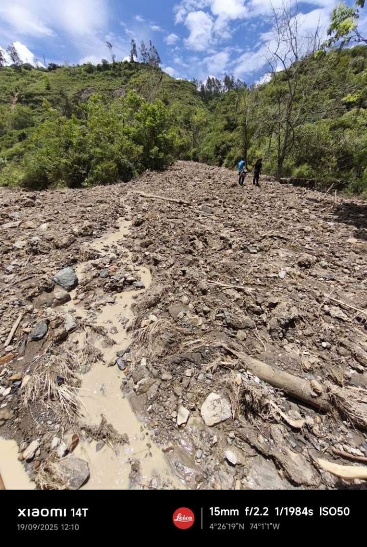 Corporinoquia inspeccionó Intersección del Río Une con la Quebrada Munar del municipio de Une, Cundinamarca