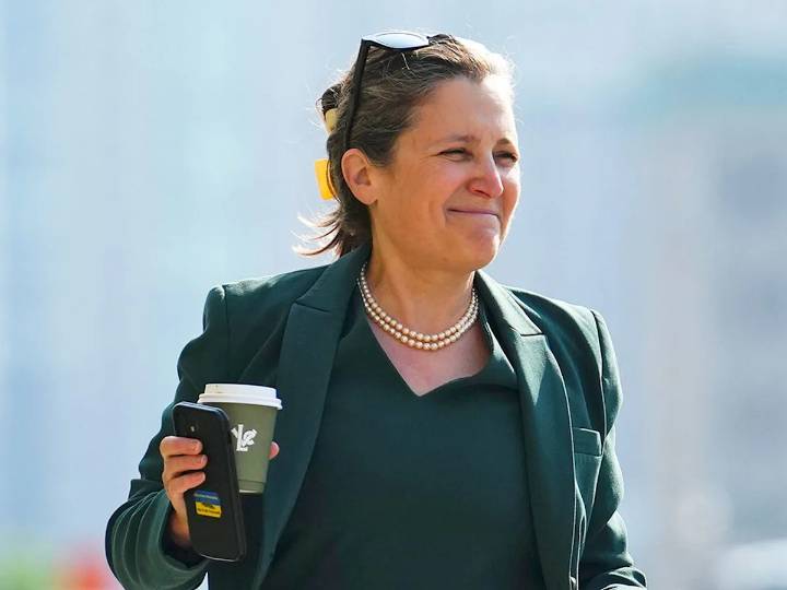 'Everything has gone great': The imagined thoughts of Chrystia Freeland