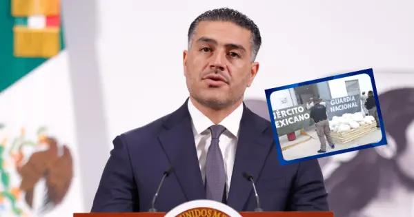 Decomiso de droga en SLP, vinculado a Cártel del Pacífico: Harfuch (video)