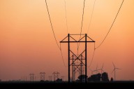 Low-flying helicopters to inspect transmission lines