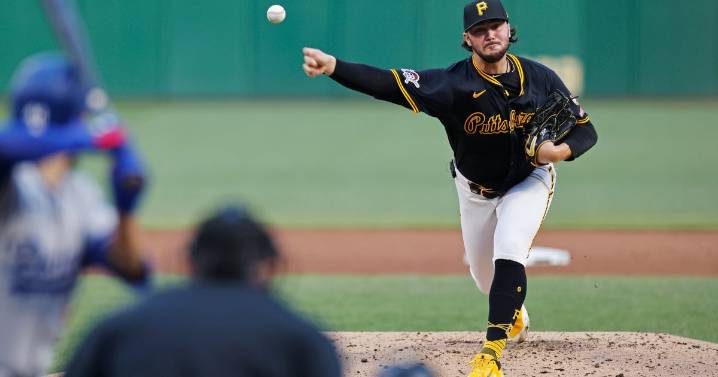 Paul Skenes pitches 6 scoreless innings as Pirates sweep Dodgers
