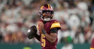 Commanders' Jayden Daniels says he feels good and it's up to the doctors to decide if he can play