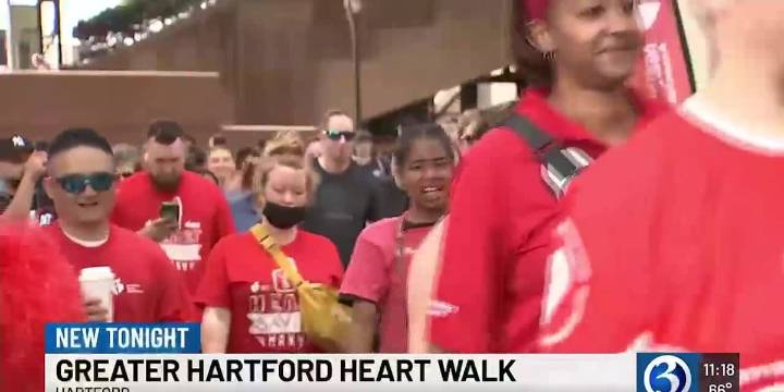 Greater Hartford Heart Walk in Hartford raises awareness for heart disease