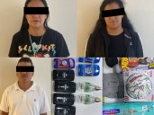 “Del balón al shampoo: trío detenido por surtido ‘gratis’ en supermercado”