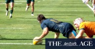 Pumas burn Wallabies with 'electric' try