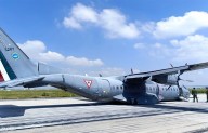 Aterriza de emergencia aeronave de la Fuerza Aérea en el AIFA