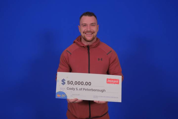 Peterborough Man Hits Top Prize of $50,000 With Instant Cash