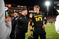 Sam Leavitt Caught Emotional With Kenny Dillingham After ASU’s Thrilling Comeback