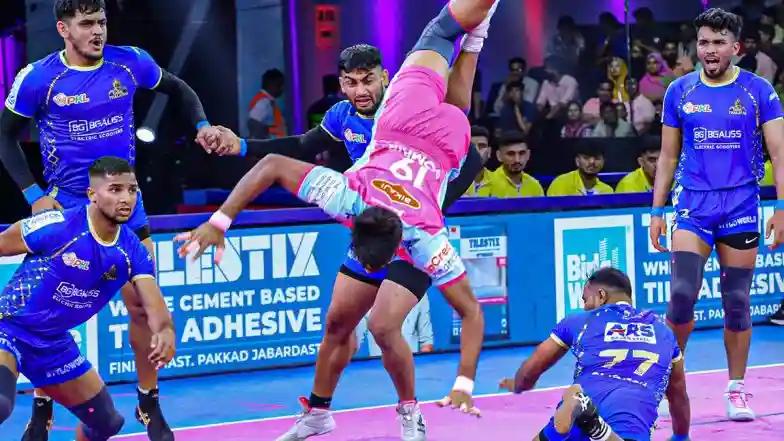 Agency News PKL 2025: Arjun Deshwal Shines As Tamil Thalaivas Thump Jaipur Pink Panthers 37