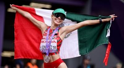 Alegna González, plata en marcha de 20 km en Mundial de Atletismo en Tokio