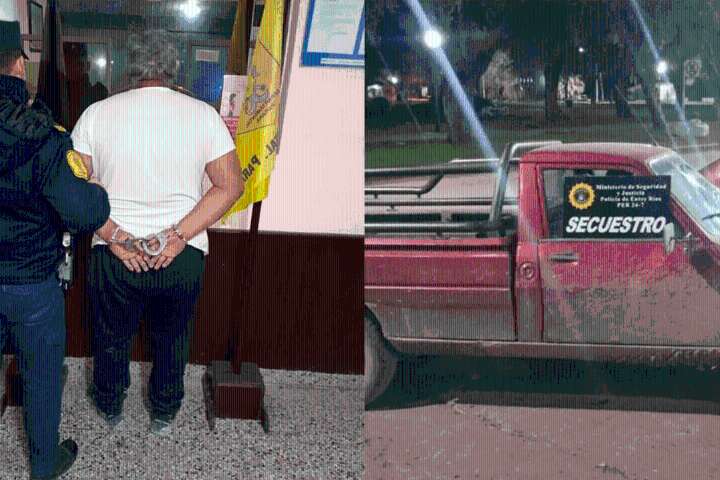 Detuvieron a un hombre en Hasenkamp acusado de golpear a su pareja y amenazarla con un arma