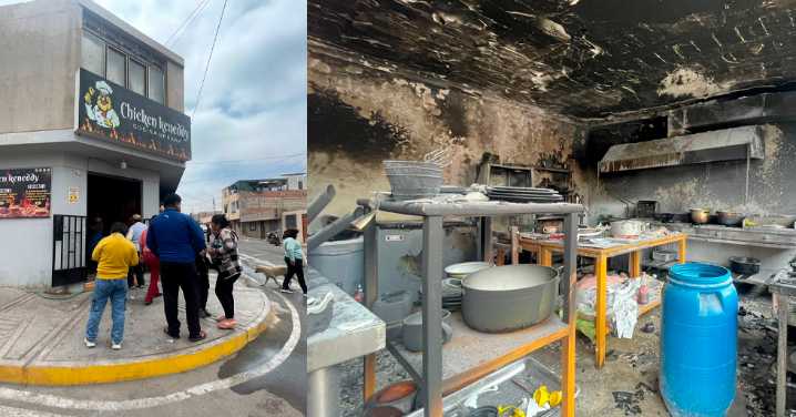 Tacna: Incendio arrasa con pollería inaugurada hace un mes en el distrito Alto de la Alianza