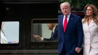 Is everything okay between Trump and Melania? President spotted waving finger at First Lady in a heated exchange