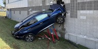 Car crashes into Ferguson fire station