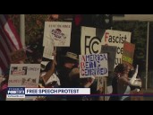 Protesters rally in Seattle against network's cancellation of Jimmy Kimmel's show