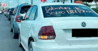 Protesta de conductores de Didi provoc? caos vial en Reynosa