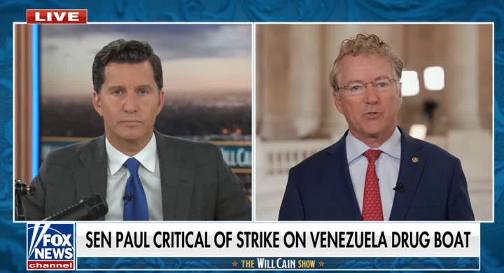 Rand Paul Obliterates Fox Host Over Trump 'Drug Boat' Attack