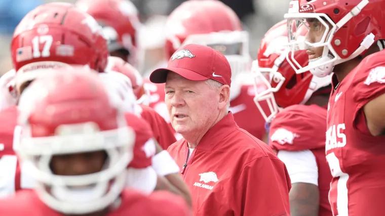 Bobby Petrino deemed logical interim Arkansas Razorbacks football coach, ‘not undercutting’ Sam Pittman