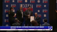 McAllen police officer presented with CLEAT award...