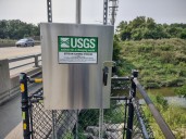 USGS gauge station monitors Red Run in Warren