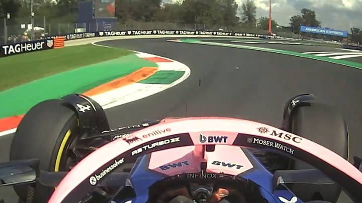 Paul Aron y el trompo que marcó su prueba con el Alpine de Colapinto en Monza