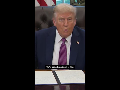 Historian responds to Trump renaming Defense Department