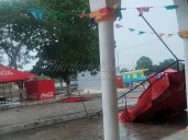 Turbonada sorprende en Motul: causa daños en Sacapuc (FOTOS)