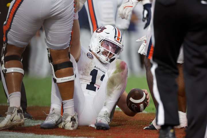 Can Auburn’s O-Line keep Jackson Arnold upright against Texas A&M’s ferocious front?