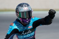 El español Daniel Holgado, primera 'pole position' y nuevo récord en Moto2