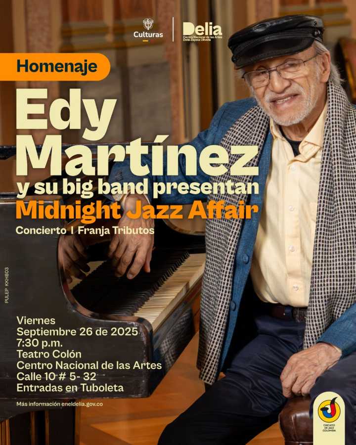 La figura del latin jazz Edy Martínez recibirá homenaje en el Centro Nacional de las Artes