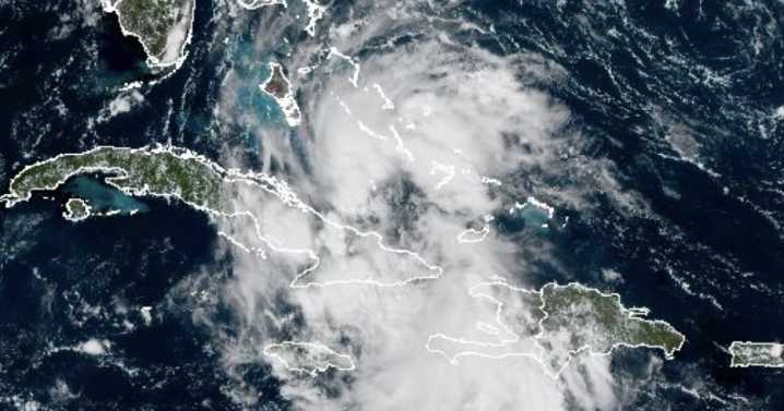 Storm watch issued for Florida coast as tropical depression nears