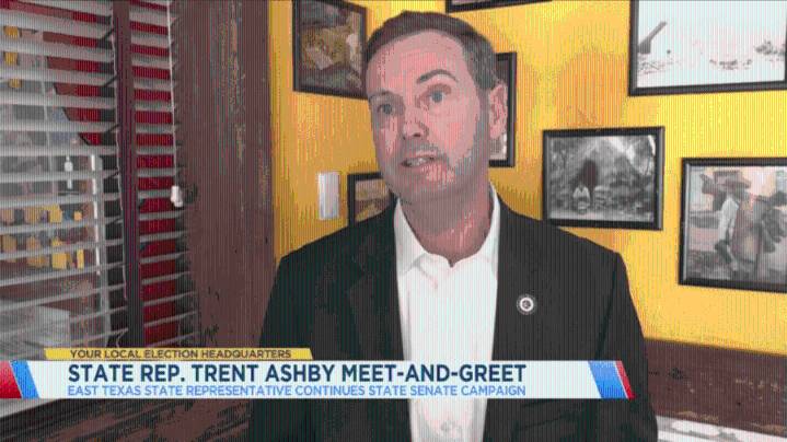 State Rep. Trent Ashby visits Athens residents on Texas State Senate campaign trail