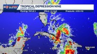 Tropical Depression 9: Tropical storm watches issued Florida