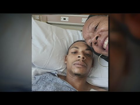 Mother says son who was arrested in Atlanta shooting is a victim, not a suspect after being shot