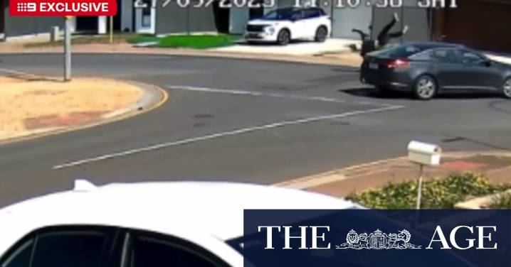 Stunning footage captures motorcyclist in serious crash