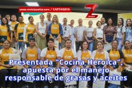 Presentada «Cocina Heroica», apuesta por el manejo responsable de grasas y aceites