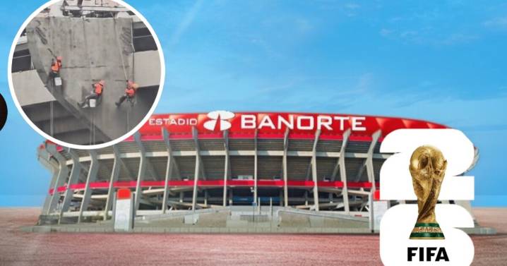 La fachada del Estadio Banorte cambiará y así comienzan las remodelaciones para el Mundial 2026