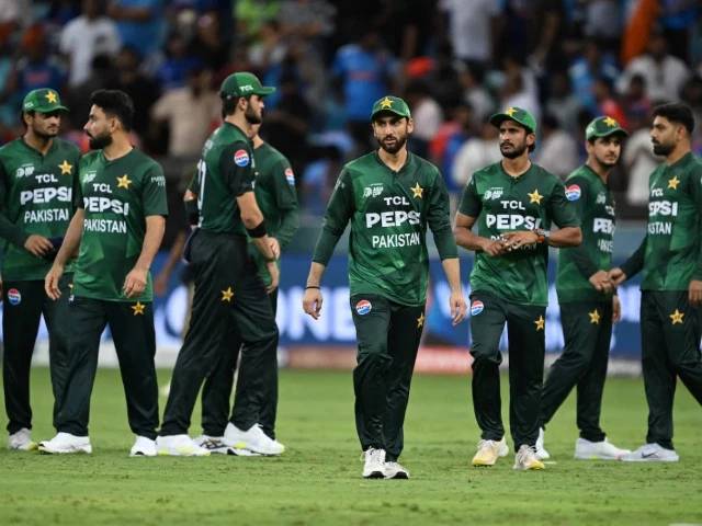 Pakistan arrive at Dubai Stadium for UAE Asia Cup clash