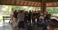 Protest in Spokane's Riverfront Park challenges Trump's immigration policies