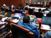 Mujeres trans, hombres gays y mamás lesbianas trabajaron como legisladores por un día