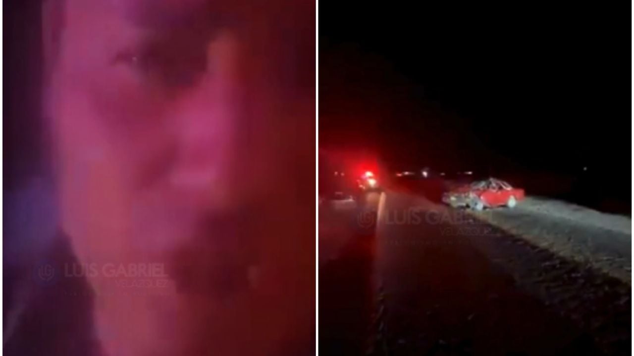 Reportero cubre accidente vehicular y se quiebra en vivo; los heridos eran sus hijos