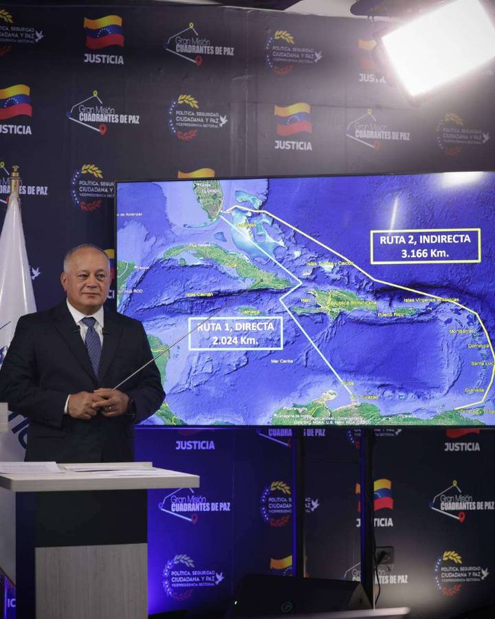 Cabello: EEUU quiere sembrar droga en embarcaciones venezolanas